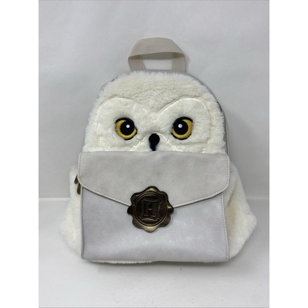 Harry Potter Bioworld Hedwig Hogwarts Letter Mini Backpack White Furry